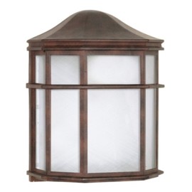 Nuvo 60/538 One Light Outdoor Wall Mount, Bronze/Dark