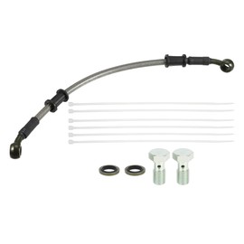 uxcell 1 Set 30cm 0.98ft Motorcycle Hydraulic Brake or Clutch Line Hose Universal for Motorcycle Dirt Bike ATV Moped Scooter with Screws