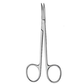 Guttek - Tijera Iris 11cm Curva Instrumental Médico Guttek Pakistán