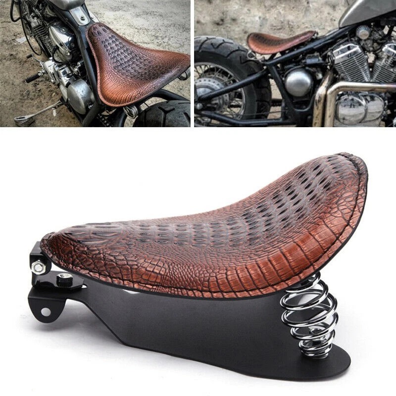 CANITU Motorcycle Alligator Large Solo Seat Spring For Honda VTX1300C