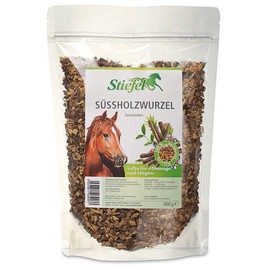 Stiefel Licorice Root 600 g Bag for Horses for Respiratory Tract and Digestion - Anti-Inflammatory and Decongestant Effect