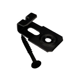 Starter End Clips for WPC/BPC Decking | 8.5mm | Galvanised Steel | Pack of 10 | Includes Screws