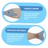 Ciieeo 3Pcs Mediterranean Wood Fish Hanging Pendant Sculpture Nautical Decor