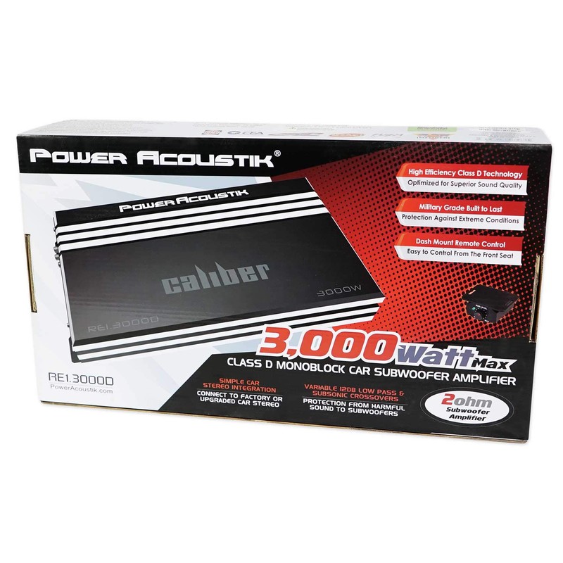 4500W Monoblock Car Amp, Class D, 1 Channel, Power Acoustik
