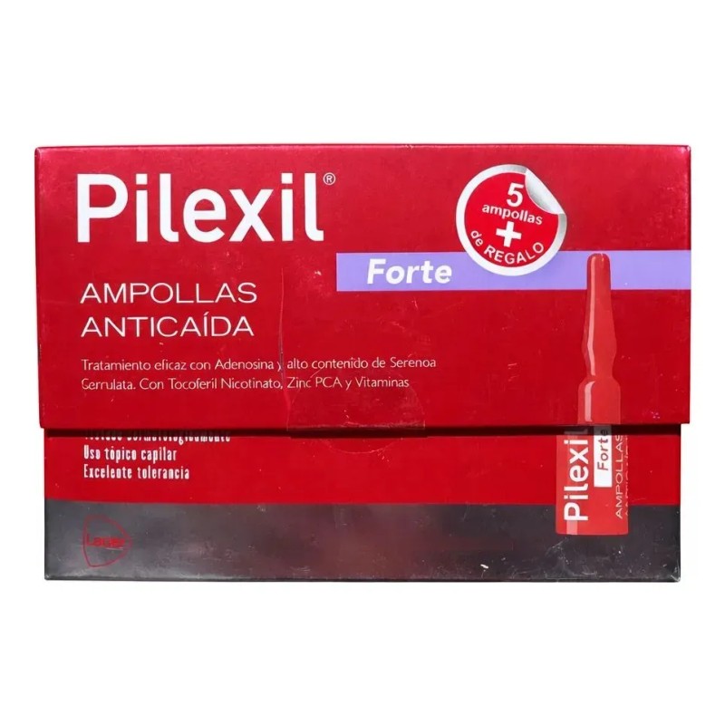 Pilexil Ampollas Anticaída Forte Tratamiento Eficaz