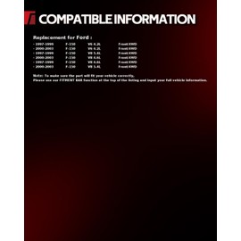 Front Brake Kit, Precision Balance Brake Rotors Ceramic Brake Pads for 1997-2003 Ford F-150 5.4L, 1997-2003 Ford F-150 4.6L, 1997-2003 Ford F-150 4.2L,54042 D679