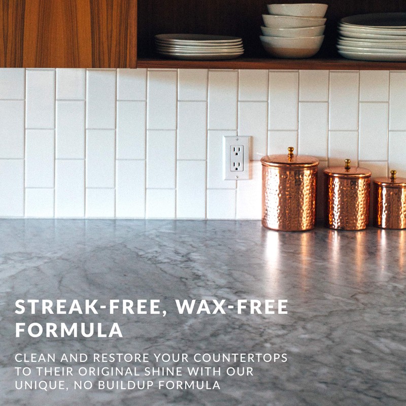 HOPE'S Countertop Restoration Polish - Shines and Protects with No