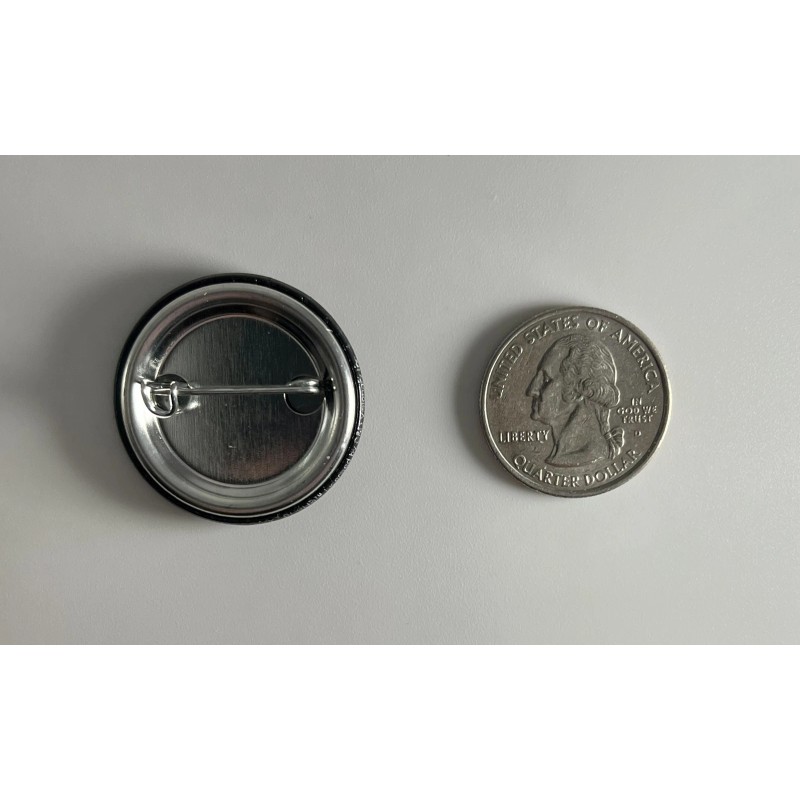 Unbranded Over Kill Under The Influence 1.25" Button O002B125 Pin