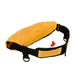 Lifesaving Pro Manual Inflatable Belt Pack Waist Pouch Pack PFD Inflate Life Jacket Zippered Pocket Lifejacket Vest SUP Survival Aid