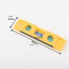 Yellow Magnetic Level Mini 3 Bubble Level, Strong Magnetic Level