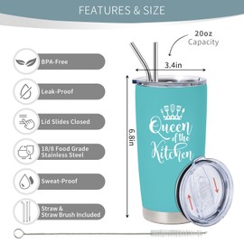 Chef Gifts for Women, Cooking Gifts for Women, Christmas Gifts for Cooks, Women Chef Gift Ideas, Gifts for Cooking Lovers, Cooking Gifts for Mom, Gifts for People Who Like to Cook 20 Oz Tumbler