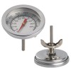 2X BBQ Thermometer Gauge - Barbecue BBQ Pit Smoker Grill