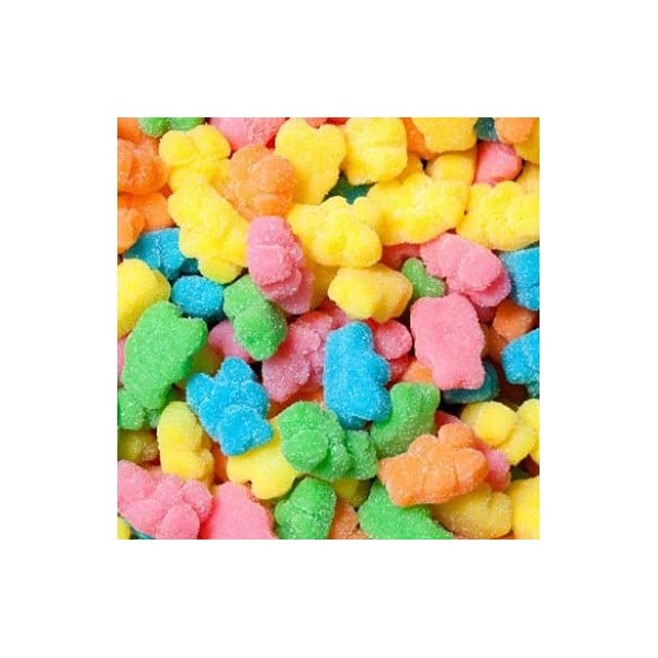FirstChoiceCandy Gummy Bears (Sour Neon Beep Bears, 5 Pound)