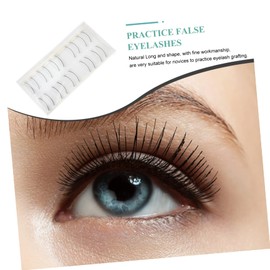 Ipetboom 10pairs Natural Long Shape Practice Eyelashes for Eyelash Extensions Supplies