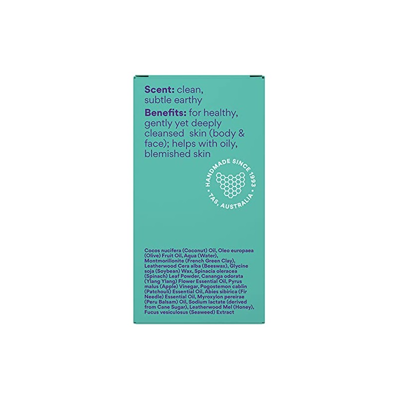 French Green Clay and Leatherwood Honey Soap