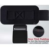 AQF Weight Lifting Hooks Straps, Non-Slip Rubber Coating Grips 8mm