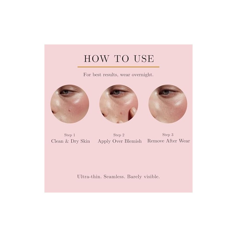 Maëlle Invisible Hydrocolloid Blemish Patches - 30 Count