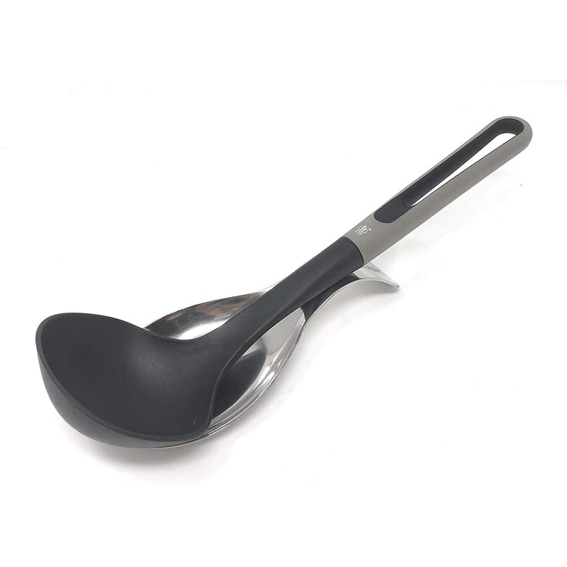 MGE Professional Spoon Rest Kitchen Spoon Holder Stainless Steel Silver