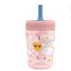 Zak! Everyday Smiles Sunshine Antimicrobial Leak-Proof Kids Straw Cup -