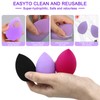 6+6 Professional Makeup Sponge Set,2.76 inch Portable Soft Setting Face