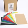 PresentFill® Blank Postcards Coloured Card Diamond White Paper Cards Set