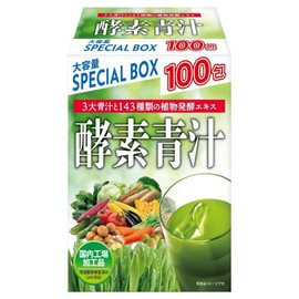 ３大青汁と１４３種類の植物発酵エキス 酵素青汁 １００包