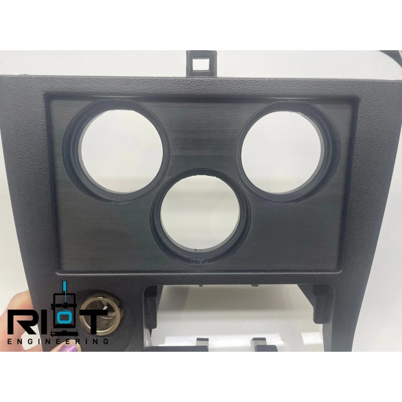 Riot Engineering S14 240SX 52mm Gauge Panel - Radio Delete