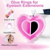 200 PCS Glue Rings for Eyelash Extensions, Lash Glue Rings