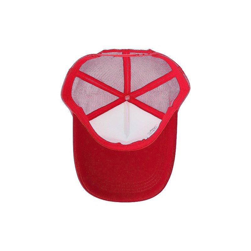 Dickies 80076200 Mesh Cap, American Casual Cap, Urethane Material, red,