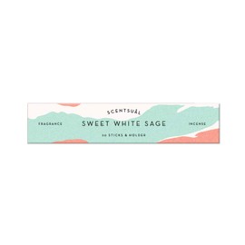 nippon kodo SCENTSUAL Incense - Sweet White Sage 30 Sticks, Japanese Quality Incense Since 1575