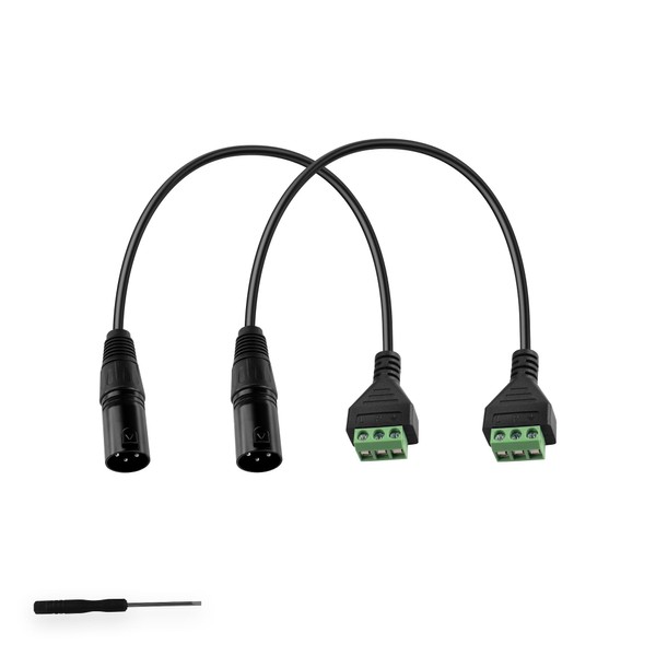 GINTOOYUN XLR Cable 3 Pin XLR Male to 3 Pin