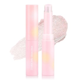 Erinde Eyeshadow Stick Jelly Eye Shadow, Creamy Smooth, Waterproof Smudge Proof Long Lasting Eyeshadow Stick, Multi Use Highly Pigmented Shimmer Eye Shadow Pencil for Women, 01 Rosy Gem