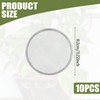 10 Pack Stainless Steel Screen Filter Strainer Lid for 86mm