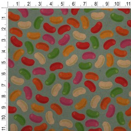 GRAPHICS & MORE Jelly Bean Candy Pattern Premium Kraft Roll Gift Wrap Wrapping Paper