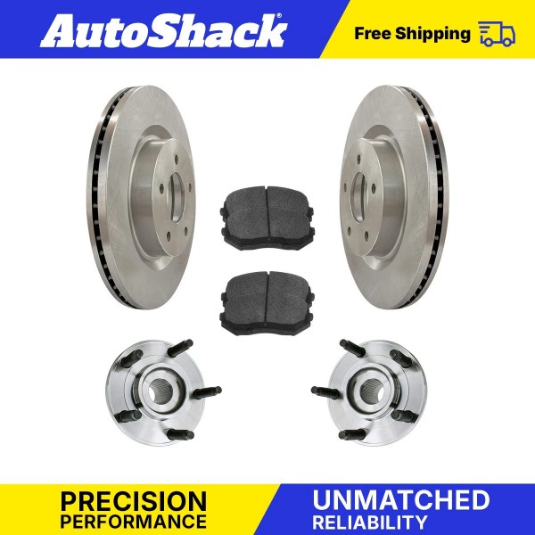 Auto Shack Front Hub Bearing & Brake Rotor Performance Ceramic
