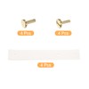 sourcing map 4 Pack Leather Drawer Pulls Leather Dresser Pull