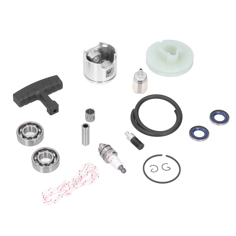46mm Aluminum Cylinder Piston Spark Plug Bearing Gasket Set Fit