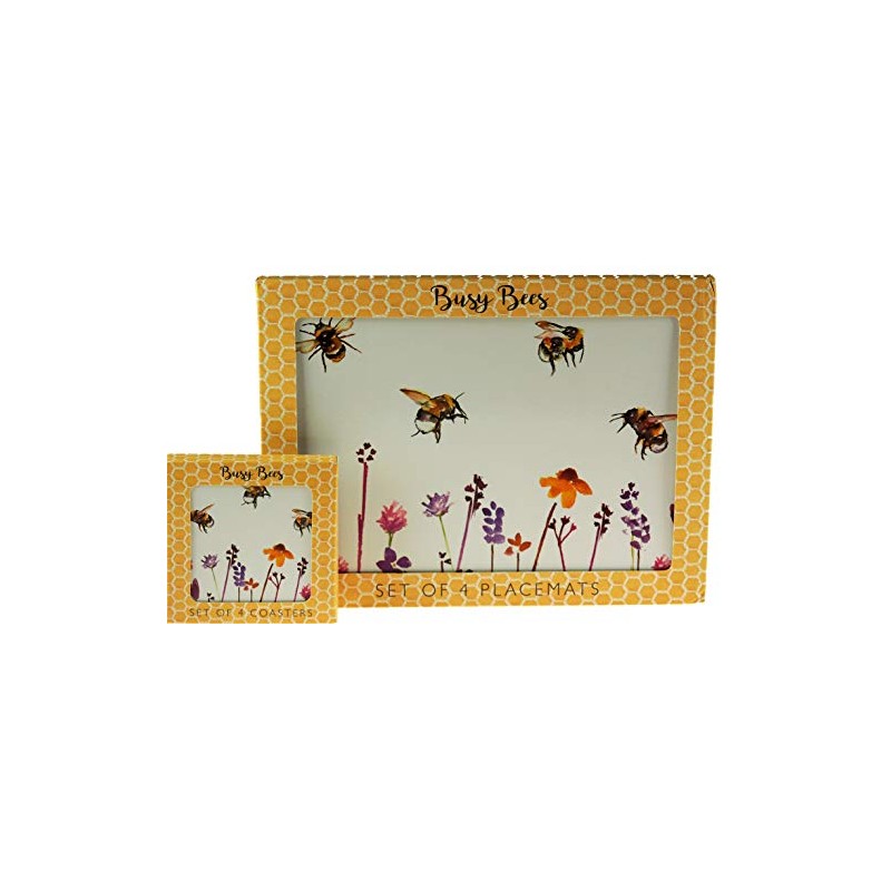 LP Set Of 4 Busy Bumble Bee Place Mats And