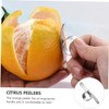 Mikinona 3 Sets 4pcs Sturdy Stainless Steel Peelers Citrus Peelers