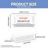 SOPAMI 10-Pack White Waterproof Sealant Putty - Quick Mending Mud