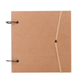Square Sketchbook Loose Leaf Sketchbook Artist Landscape Notebook Blank Ring Binder Notebook Notepad Refillable Kraft Brown Paper Drawing Writing Pad Sketch Book Portrait Book Elastic Fastening