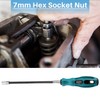 HADIIH 7 mm Hexagonal Screwdriver Flexible Hex-Flex Manual Socket Screwdriver