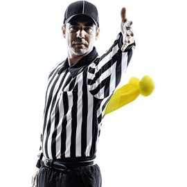 PPAPI Football Penalty Flags Bright Color Referee Flags for Football Match 6PCS