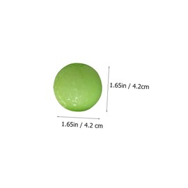 Parliky 6Pcs Luminous Golf Balls for Night Training Soft Fluorescent Playthings Automatic Light Absorption Design Stylish Durable Golf Lovers