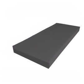 FoamRush 4" x 20" x 71" Charcoal High Density Upholstery Foam Cushion (Upholstery Sheet, Foam Padding, Seat Replacement, Chair Cushion Replacement, Square Foam, Wheelchair Seat Cushion) Made in USA