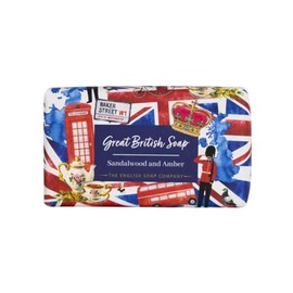 THE ENGLISH SOAP COMPANY The English Soap Company Great British Shea Butter Soap Shea Butter Soap Sandalwood & Amber