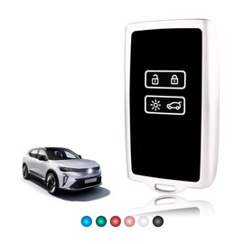 TOOMUME Car Key Cover TPU Glossy, Car Key Case Key Fob Cover Fit for Renault Scenic 4 Megane 4 Clio 5 Espace 5 Kadjar Captur Arkana Austral Zoe Dacia Duster Sandero Stepway
