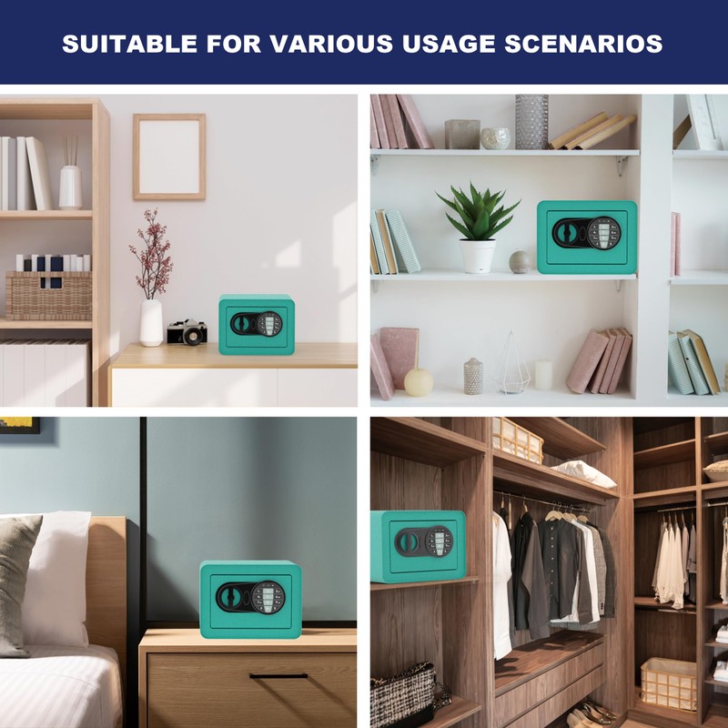 OUSURO Small Safe Box - Home Safe for Money Jewelry