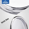 HOMOTEK 2 Pack Closet Door Finger Pull 2-1/16”, Easy Snap