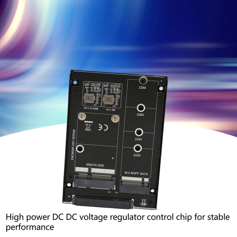 M.2 NGFF MSATA to SATA3 Adapter Card JBOD Mode 6Gbps